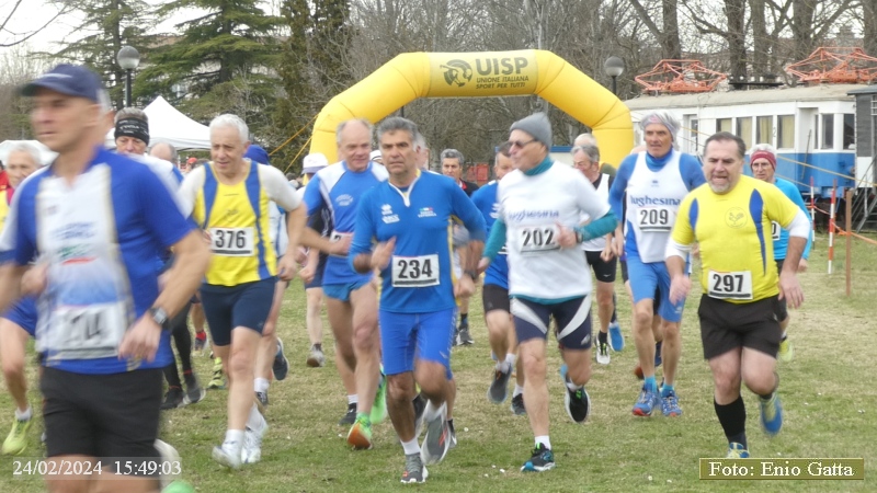 Mezzano: Cross Provinciale UISP 2024 - prova 2 di 6 - 24 febbraio 2024